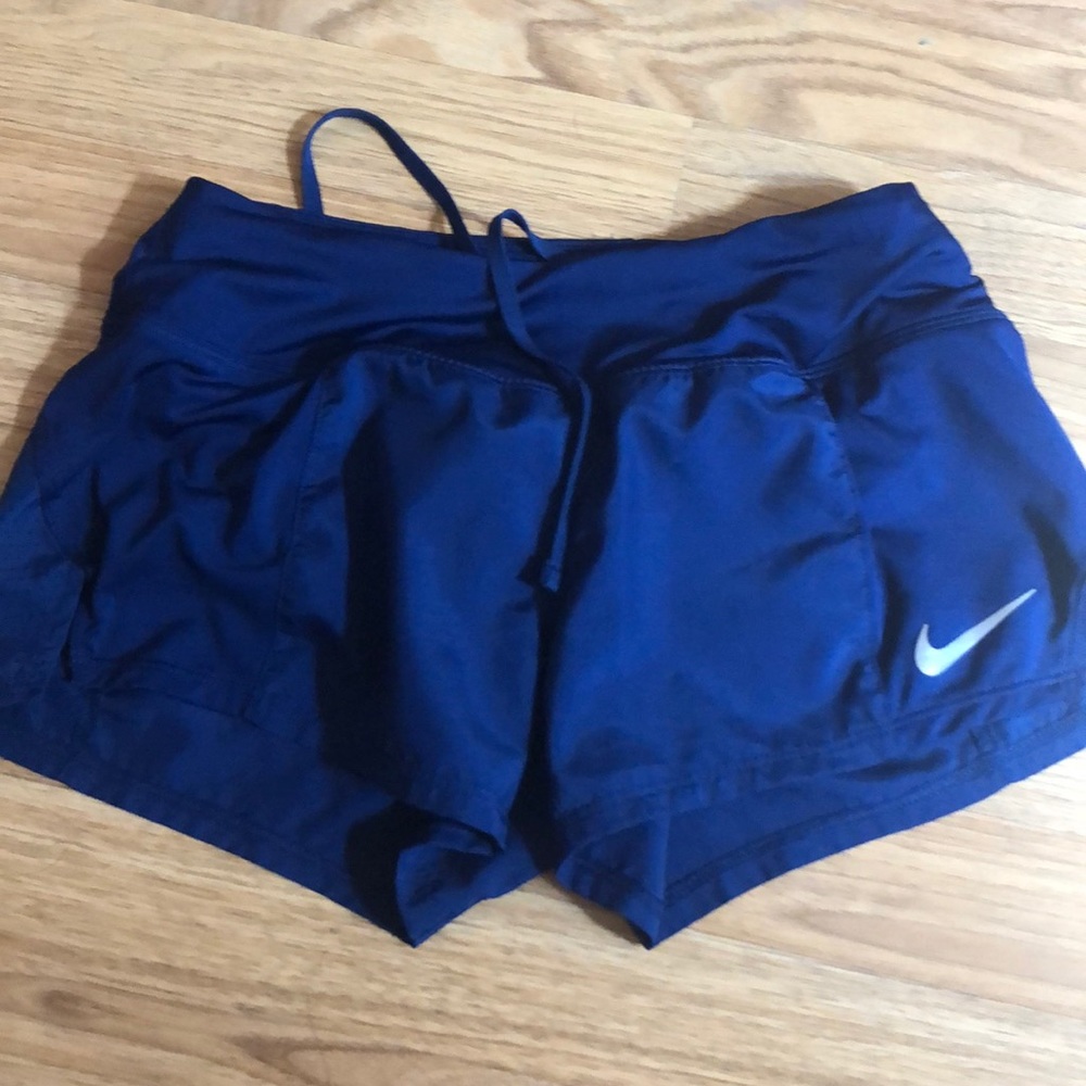 blue nike dri fit shorts